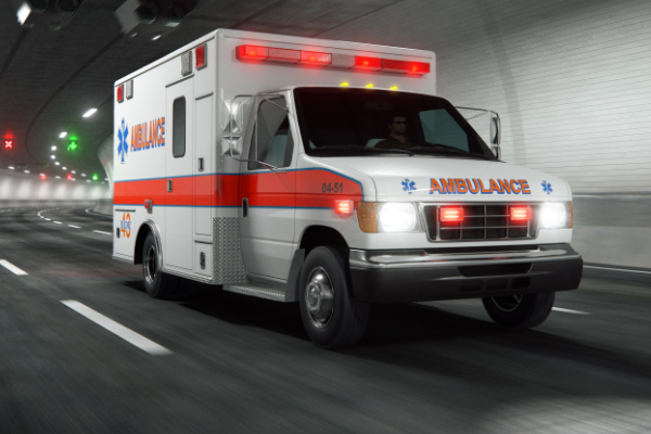 Ambulance In Tunnel 600X400