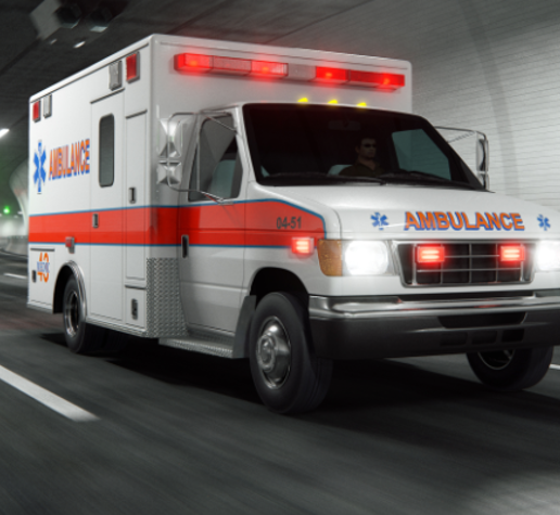 Ambulance In Tunnel 600X400
