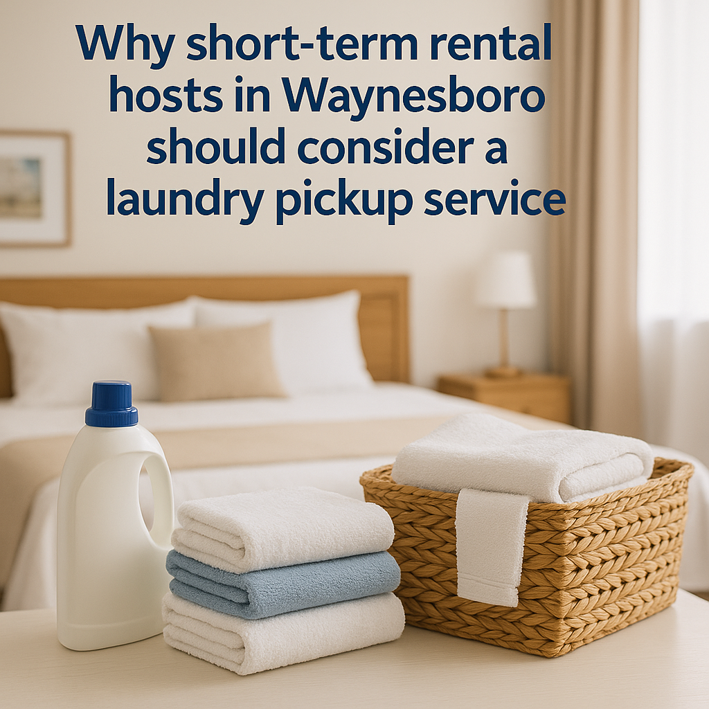 Why Short Term Rental Hosts In Waynesboro Should Consider A Laundry Pickup Service